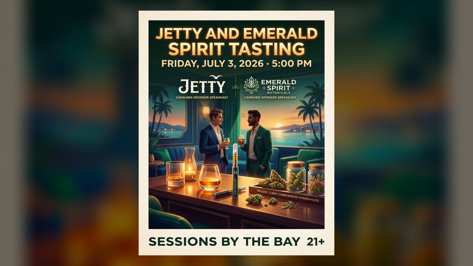Jetty x Emerald Spirit Botanicals Budtender Tasting at Sessions by the Bay