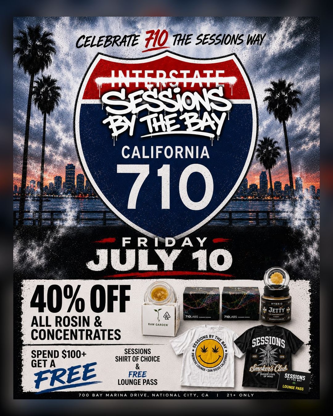 710 All Day: Concentrate Holiday Celebration at Sessions by the Bay