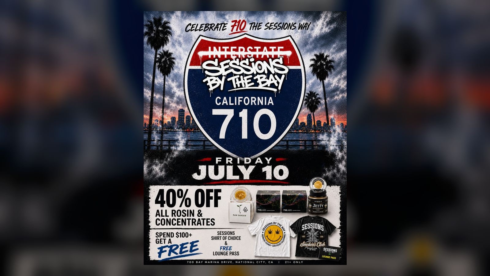 710 All Day: Concentrate Holiday Celebration at Sessions by the Bay