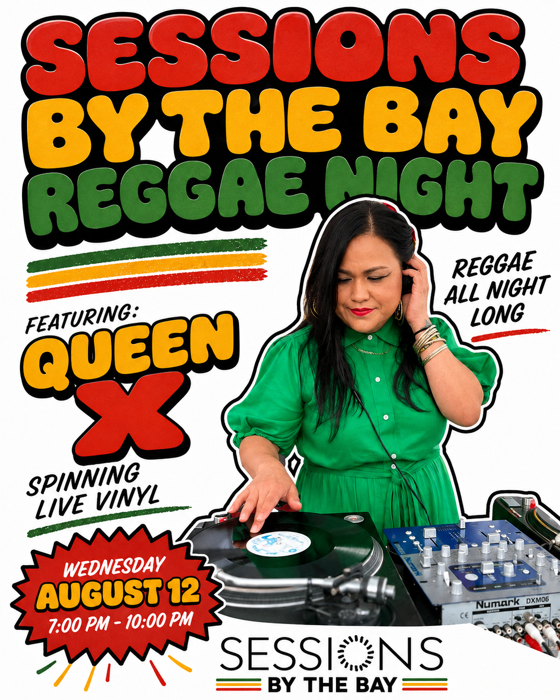 Reggae Wednesday: DJ QUEEN X Spins Live Vinyl at San Diego's Premier Cannabis Lounge