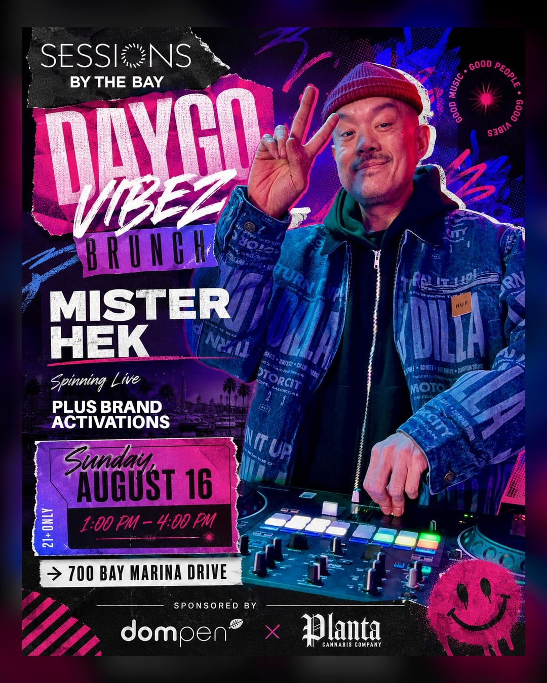 Weekend Brunch Experience with Mr. Hek: Hip-Hop and Party Jams in San Diego's South Bay