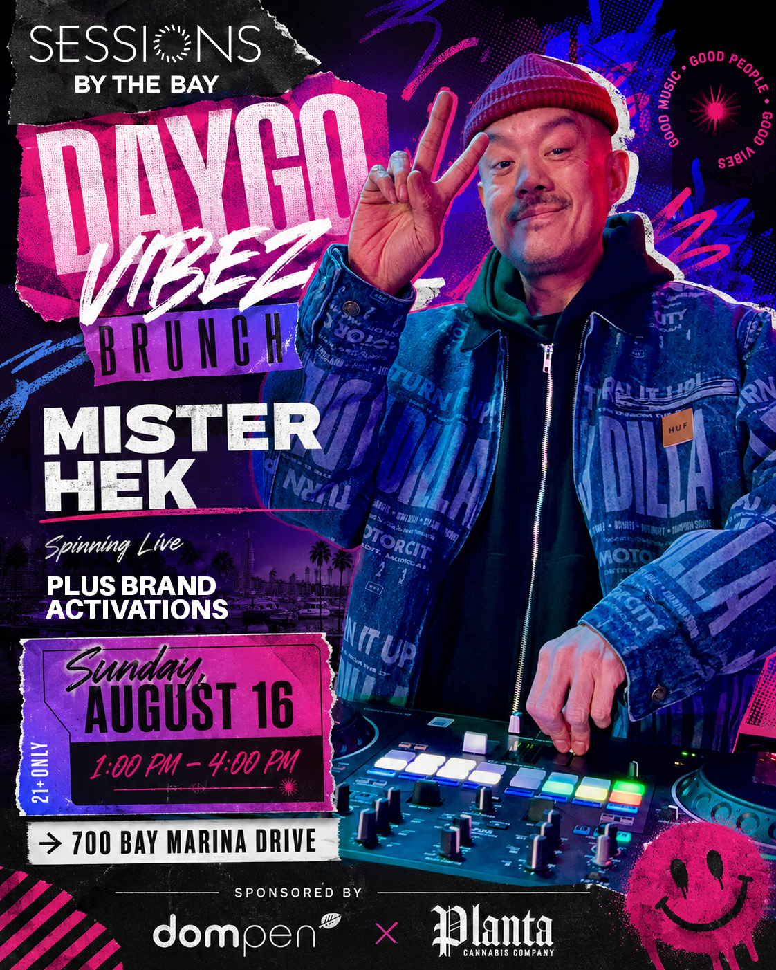 Weekend Brunch Experience with Mr. Hek: Hip-Hop and Party Jams in San Diego's South Bay