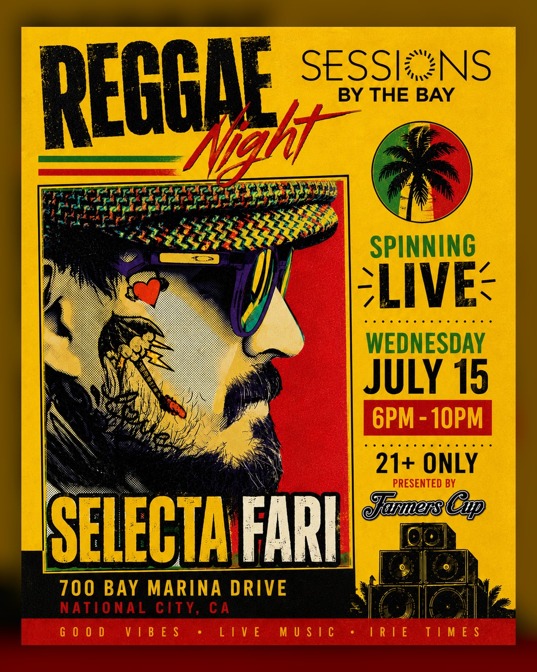 Reggae Wednesday: DJ Selecta Fari Live at Sessions by the Bay, San Diego