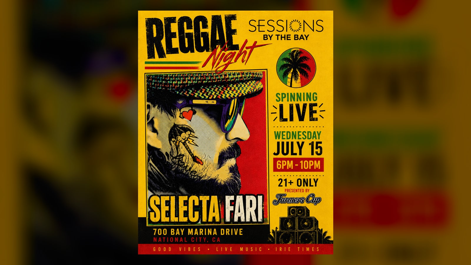 Reggae Wednesday: DJ Selecta Fari Live at Sessions by the Bay, San Diego