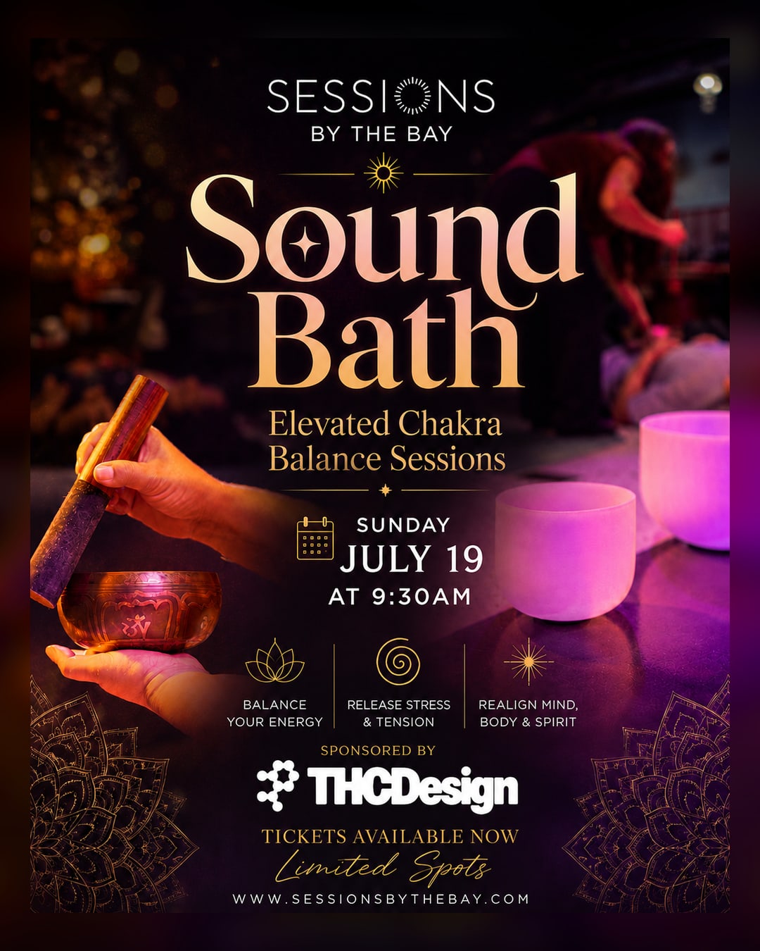 Sound Bath with Erik Lunabeam — Self Care Sunday at Sessions by the Bay