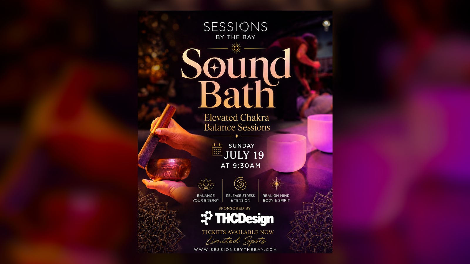 Sound Bath with Erik Lunabeam — Self Care Sunday at Sessions by the Bay