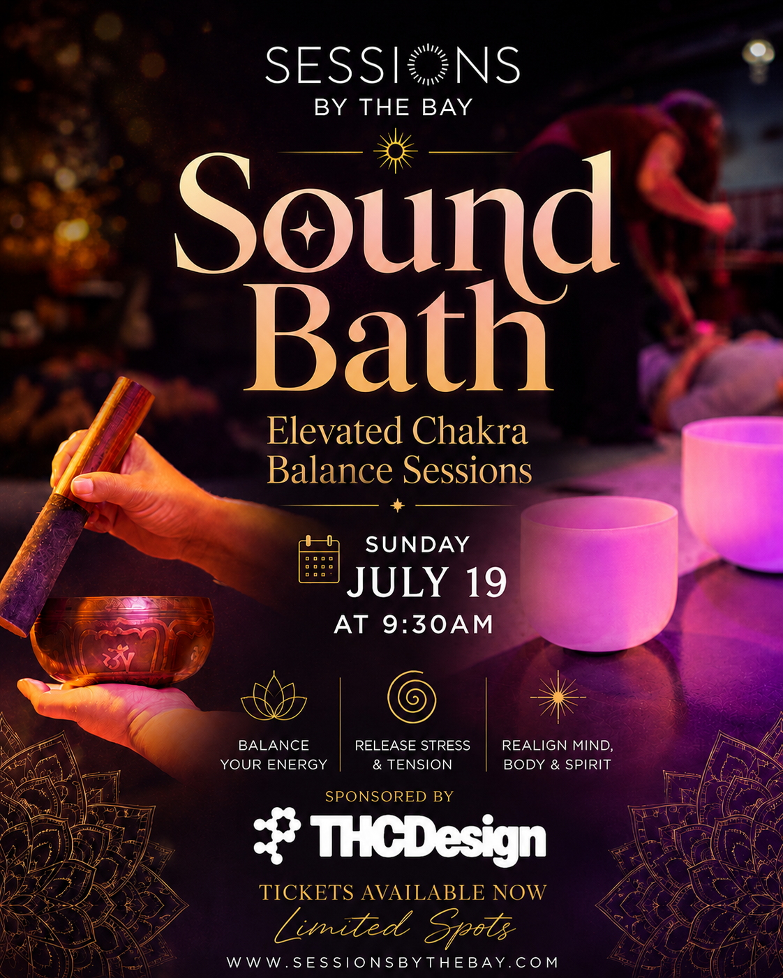 Sound Bath with Erik Lunabeam — Self Care Sunday at Sessions by the Bay