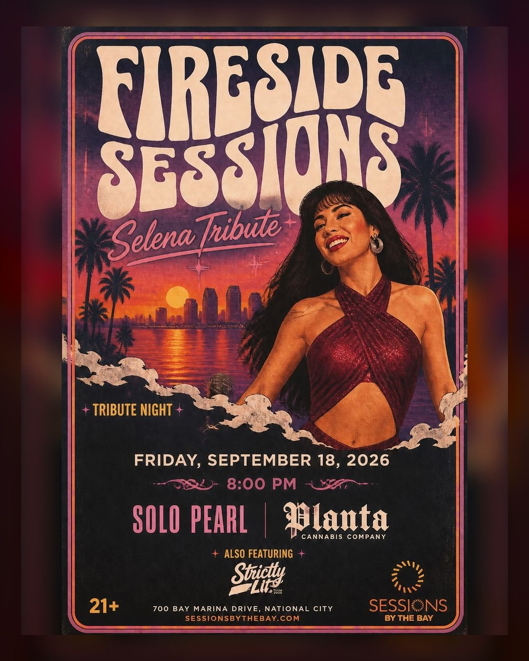 Live Band Friday: Selena Tribute Night with Solo Pearl at Sessions by the Bay