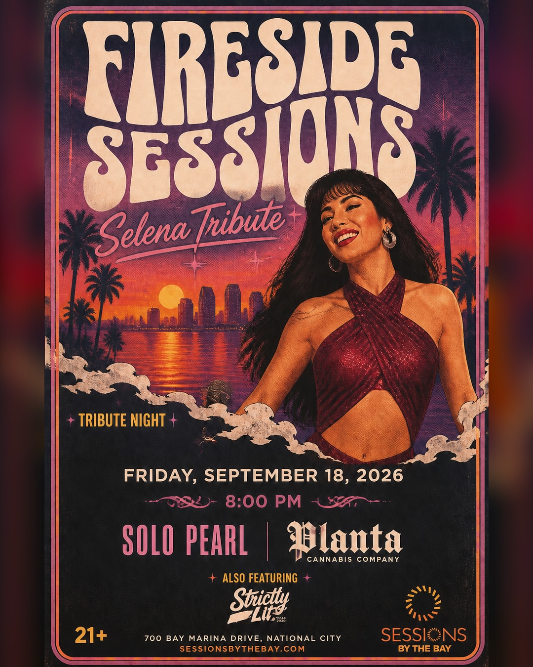 Live Band Friday: Selena Tribute Night with Solo Pearl at Sessions by the Bay