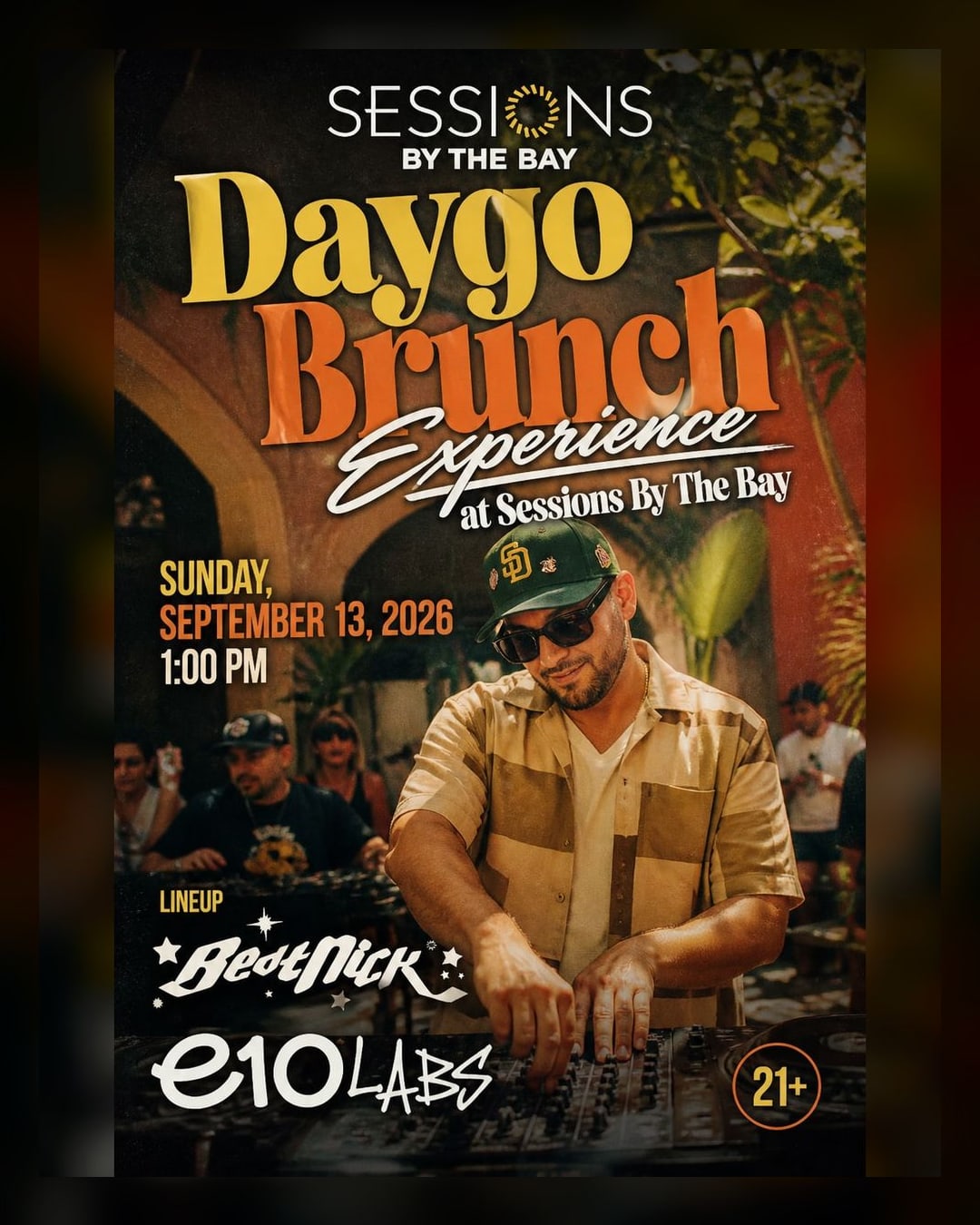 Daygo Brunch Experience with DJ Beatnick and E10 Labs in San Diego's South Bay
