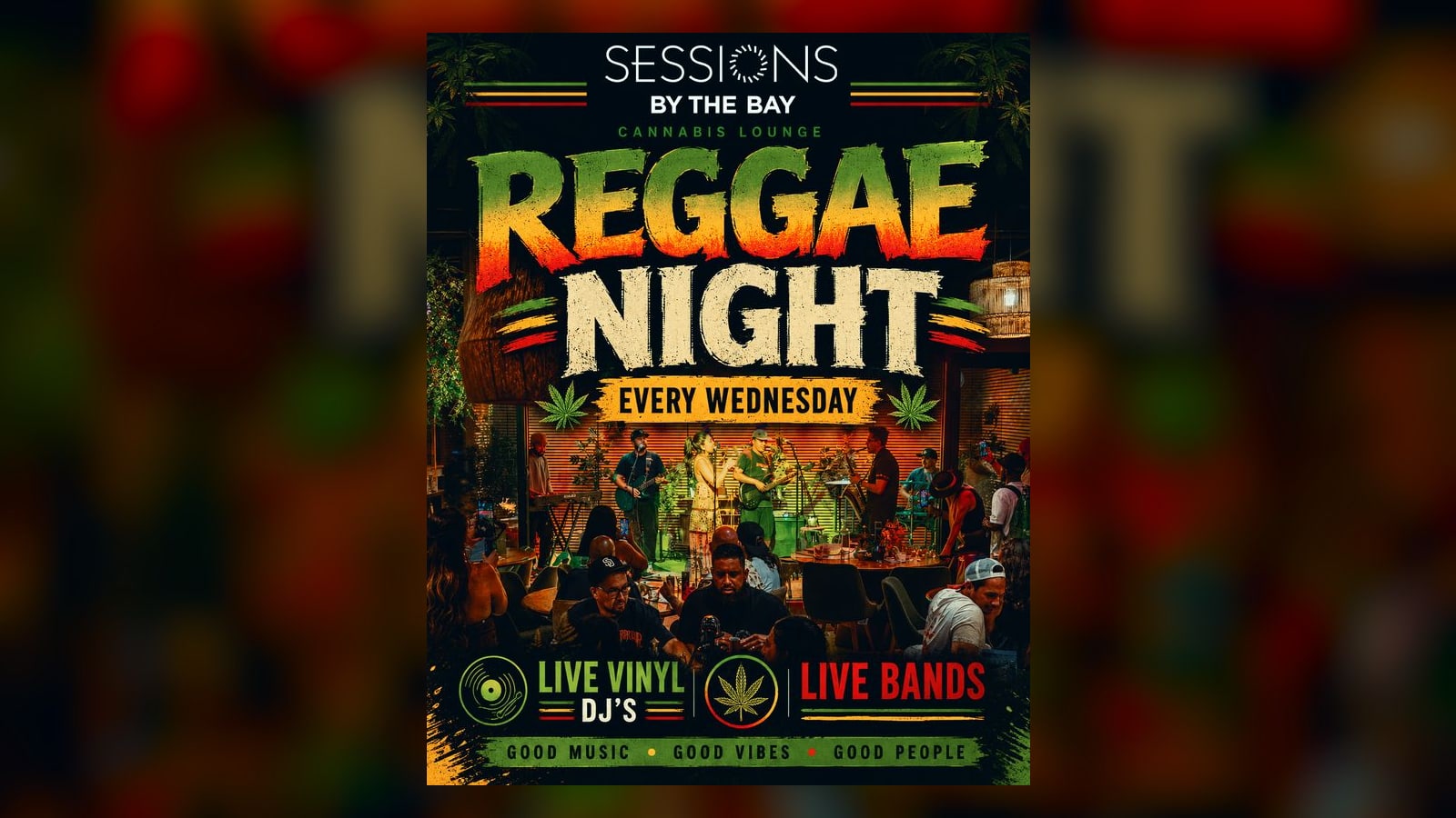 Reggae Wednesday with Farmer's Cup at Sessions by the Bay, San Diego's South Bay