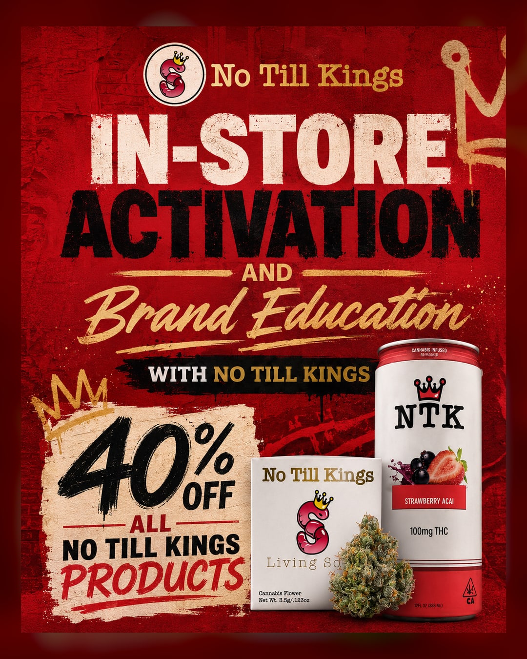 No Till Kings Brand PAD: Cannabis Education Activation in San Diego's South Bay