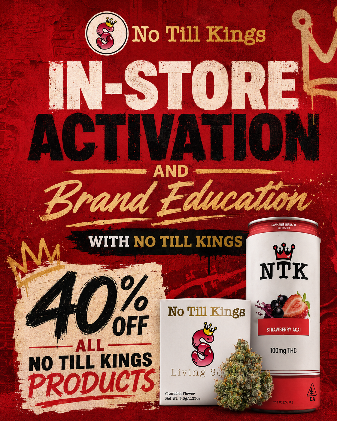 No Till Kings Brand PAD: Cannabis Education Activation in San Diego's South Bay