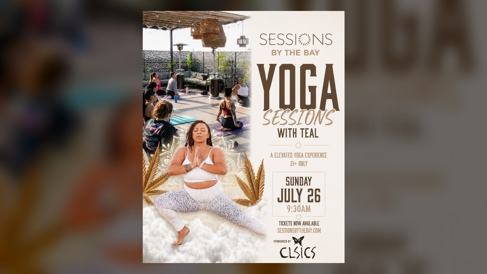 Self Care Sunday: Vinyasa Flow Yoga with Teal at Sessions by the Bay