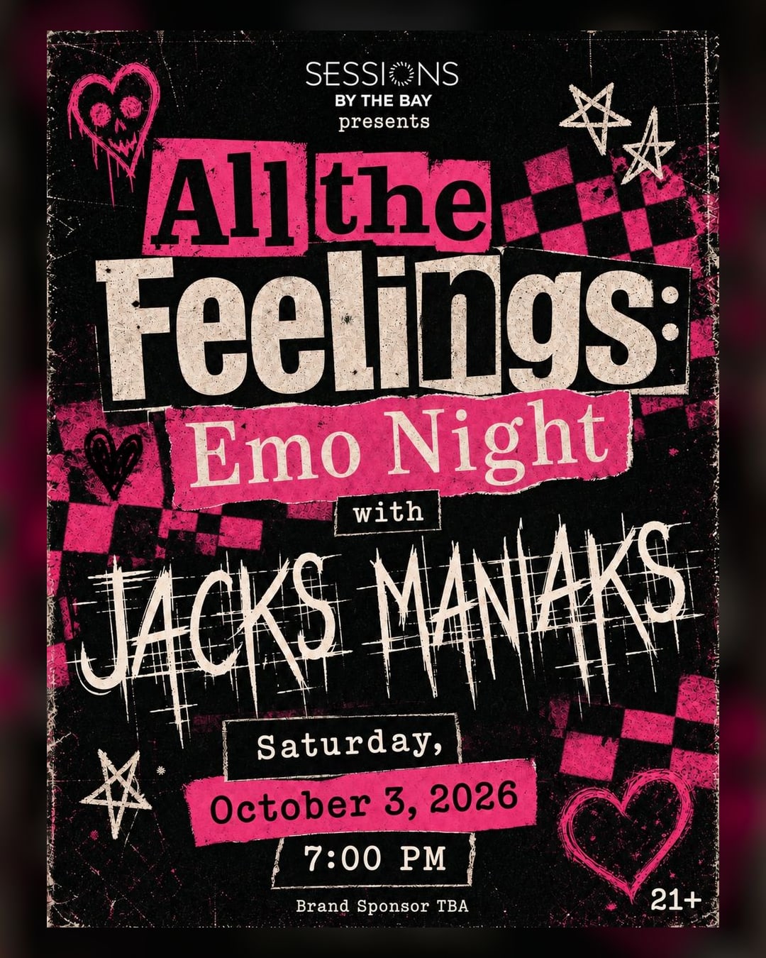 All the Feelings: Emo Night with Jack Maniak