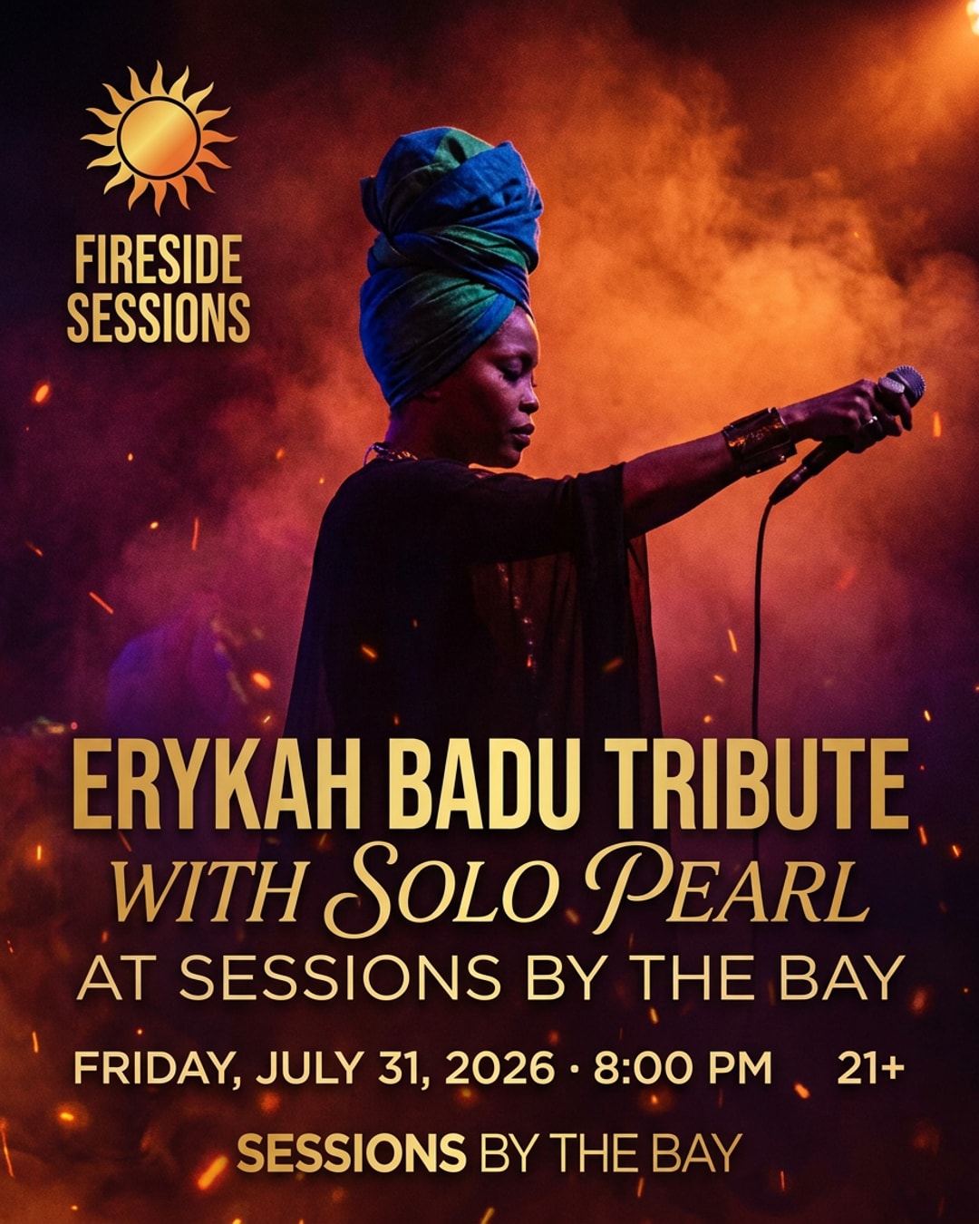 Fireside Sessions: Erykah Badu Tribute with Solo Pearl at Sessions by the Bay
