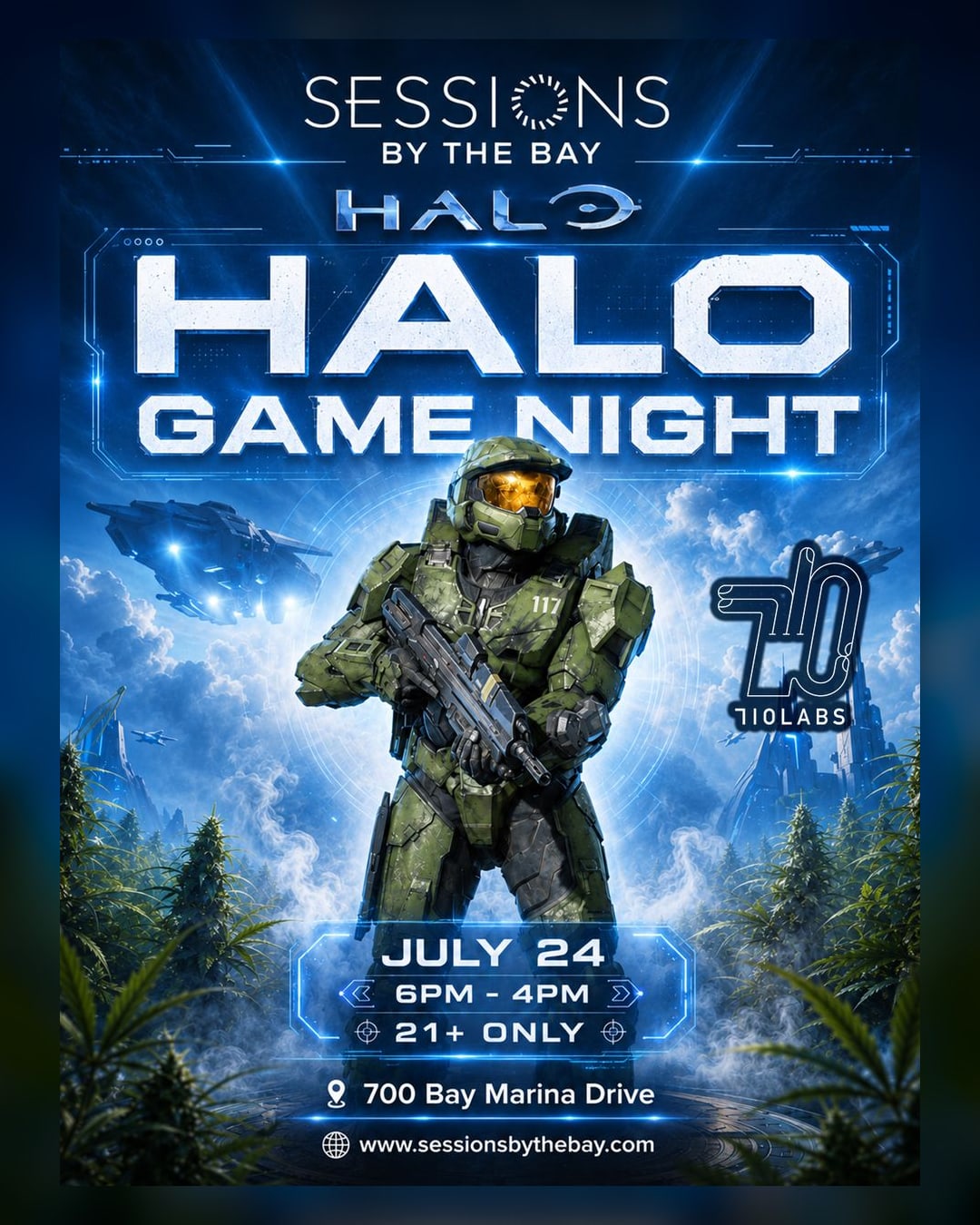 Halo Tournament Night at Sessions by the Bay — 48-Player Gaming Event