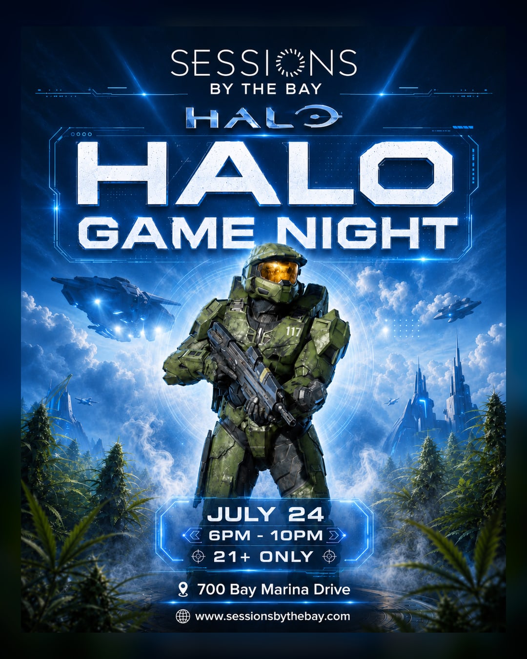 Halo Tournament Night at Sessions by the Bay — 48-Player Gaming Event