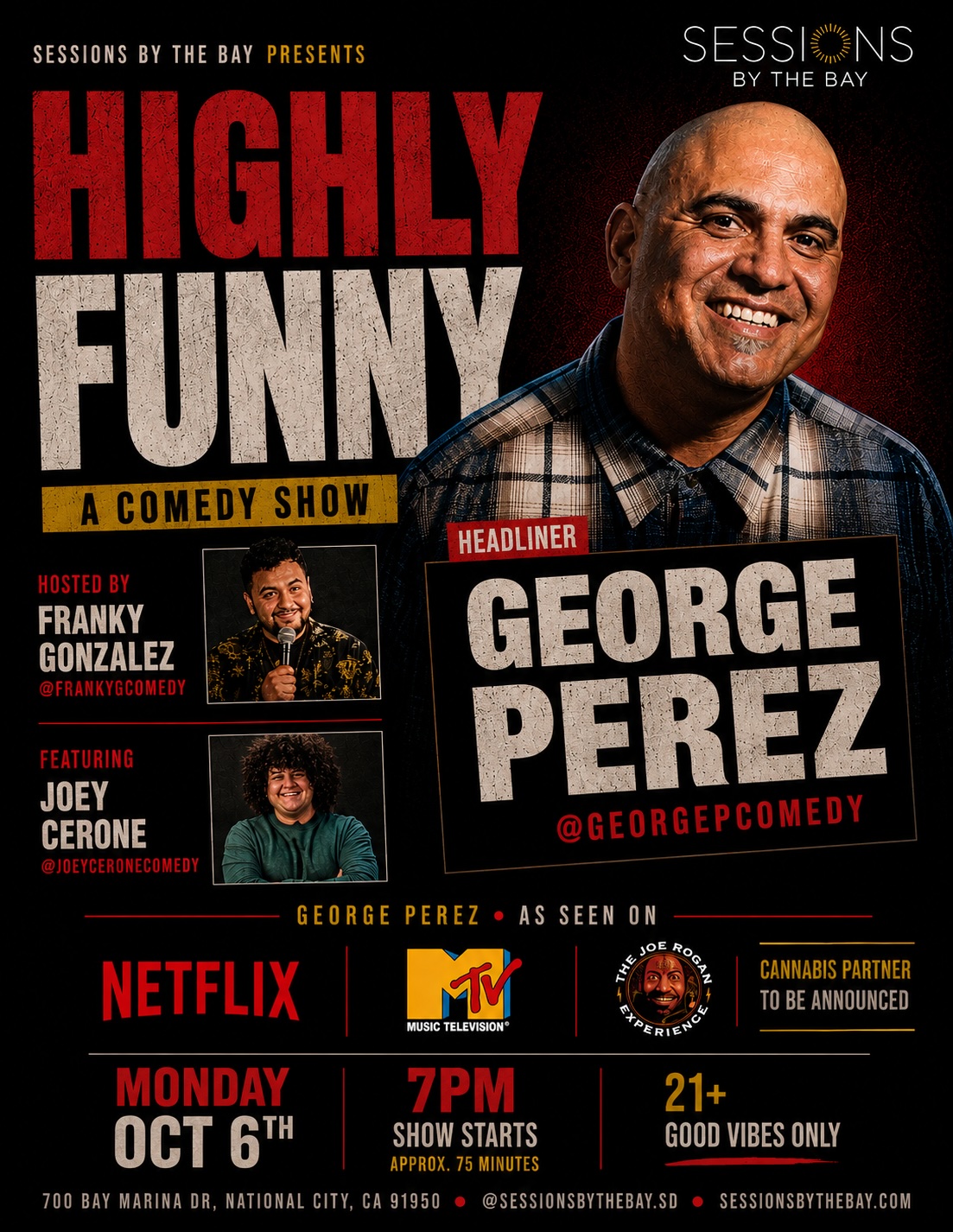Highly Funny: Stand-Up Comedy Night at Sessions by the Bay in San Diego's South Bay