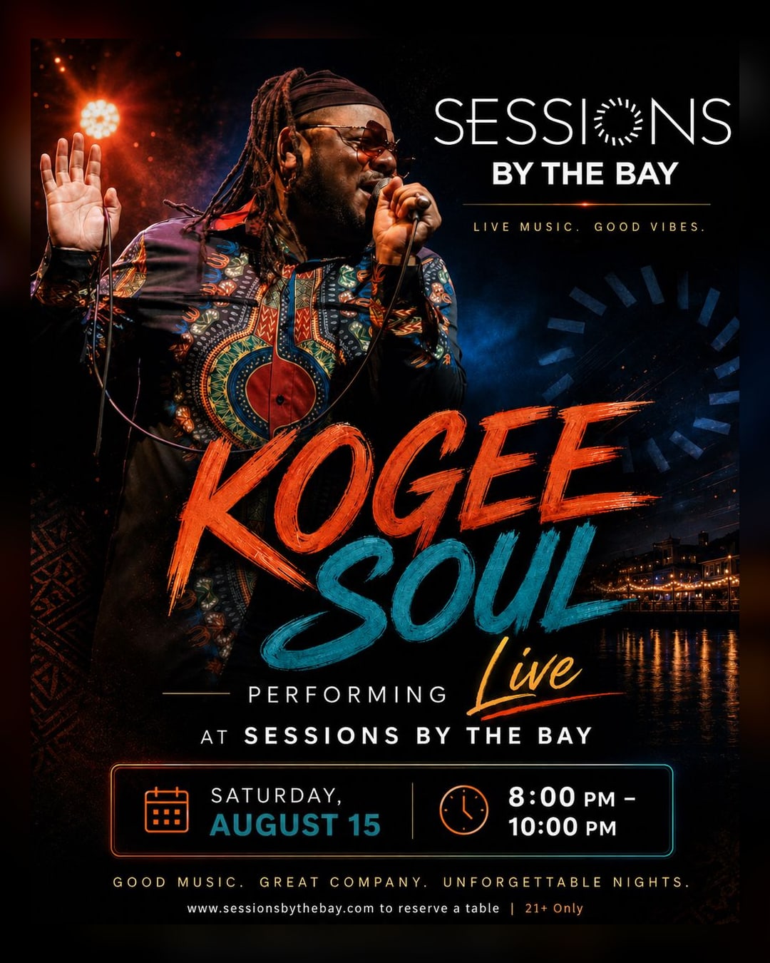 Kogee Soul Live: Funk and Soul Dance Party at Sessions by the Bay
