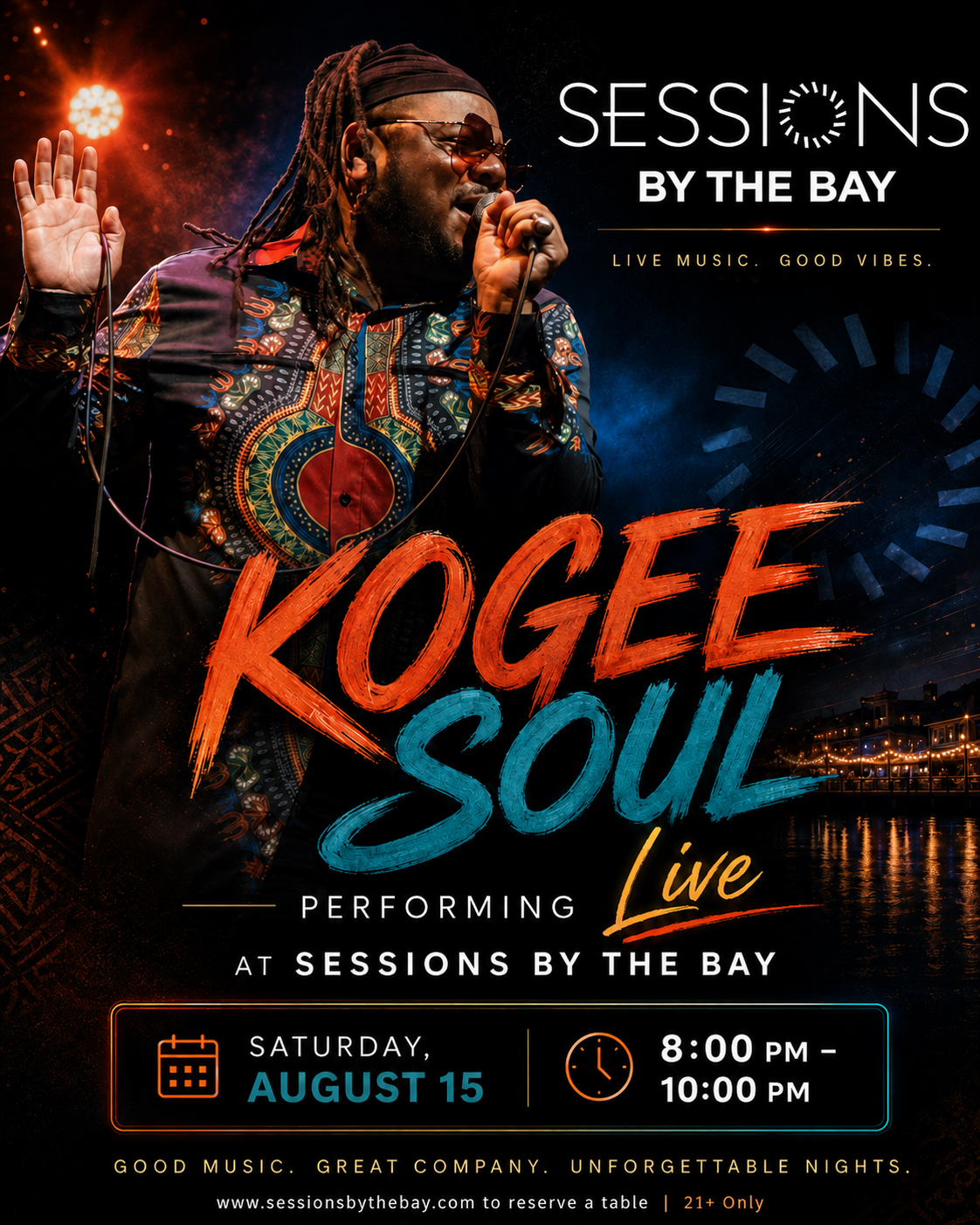 Kogee Soul Live: Funk and Soul Dance Party at Sessions by the Bay