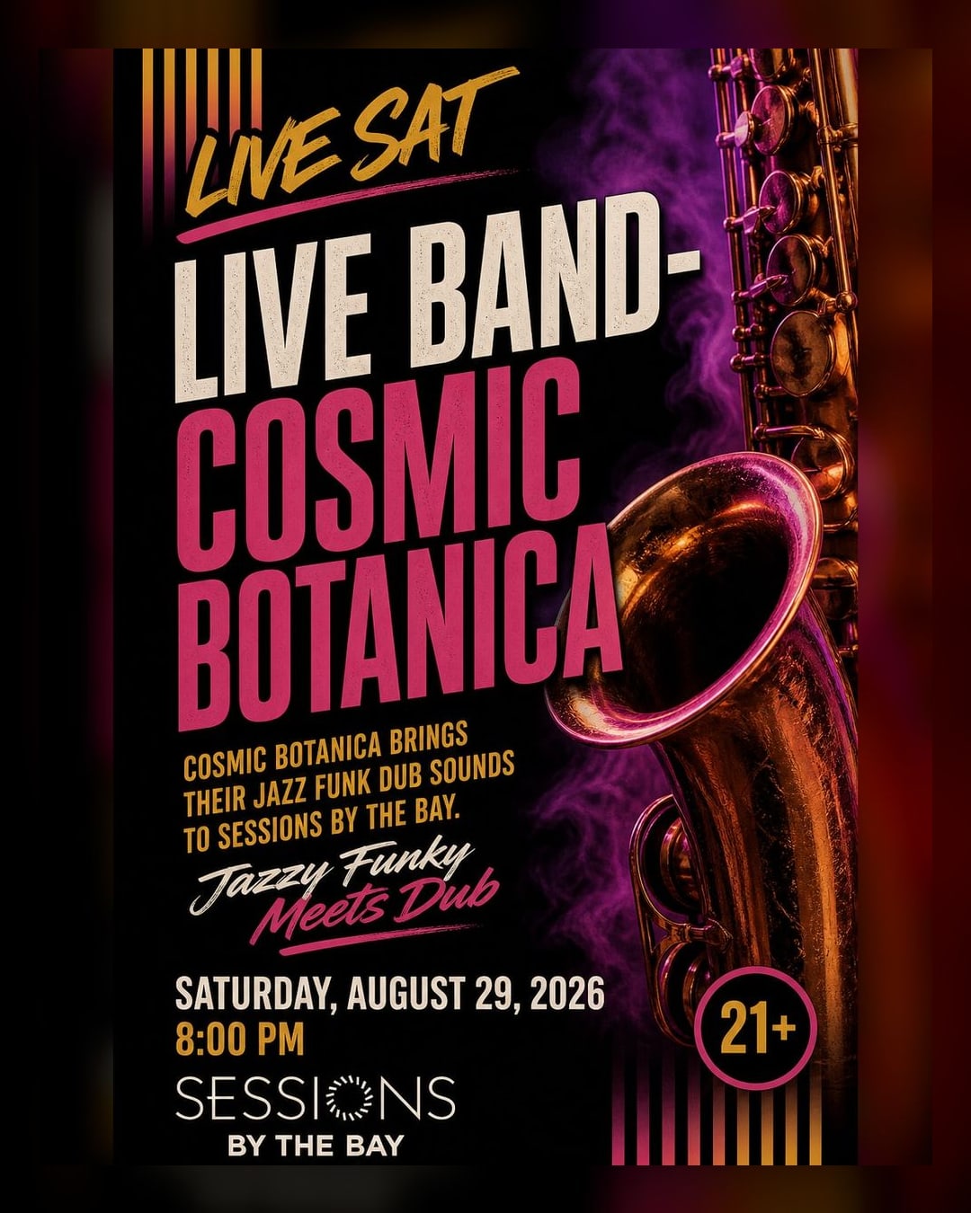 Live Band Saturday: Cosmic Botanica Brings Jazz Funk Dub to San Diego's South Bay