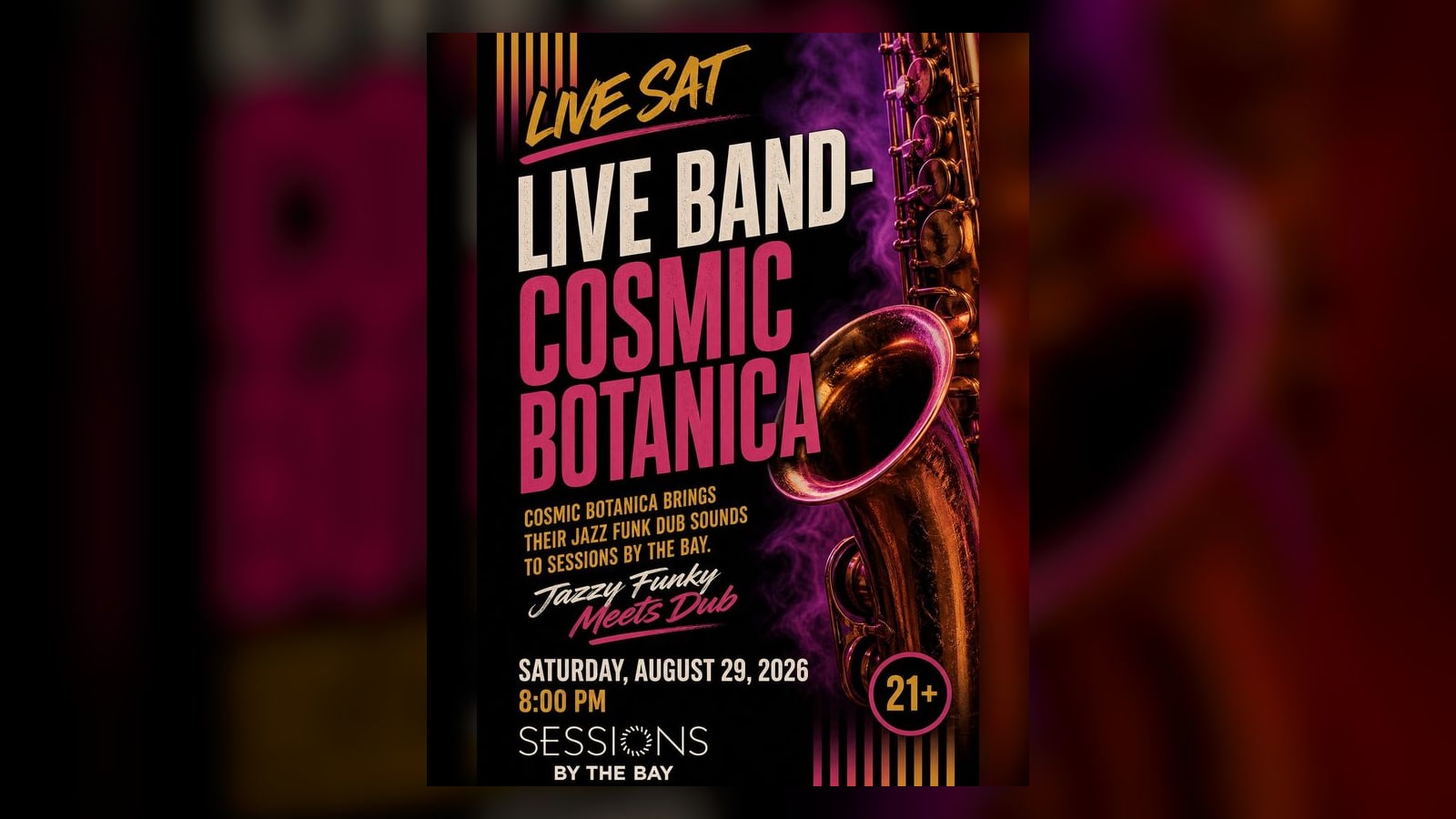 Live Band Saturday: Cosmic Botanica Brings Jazz Funk Dub to San Diego's South Bay