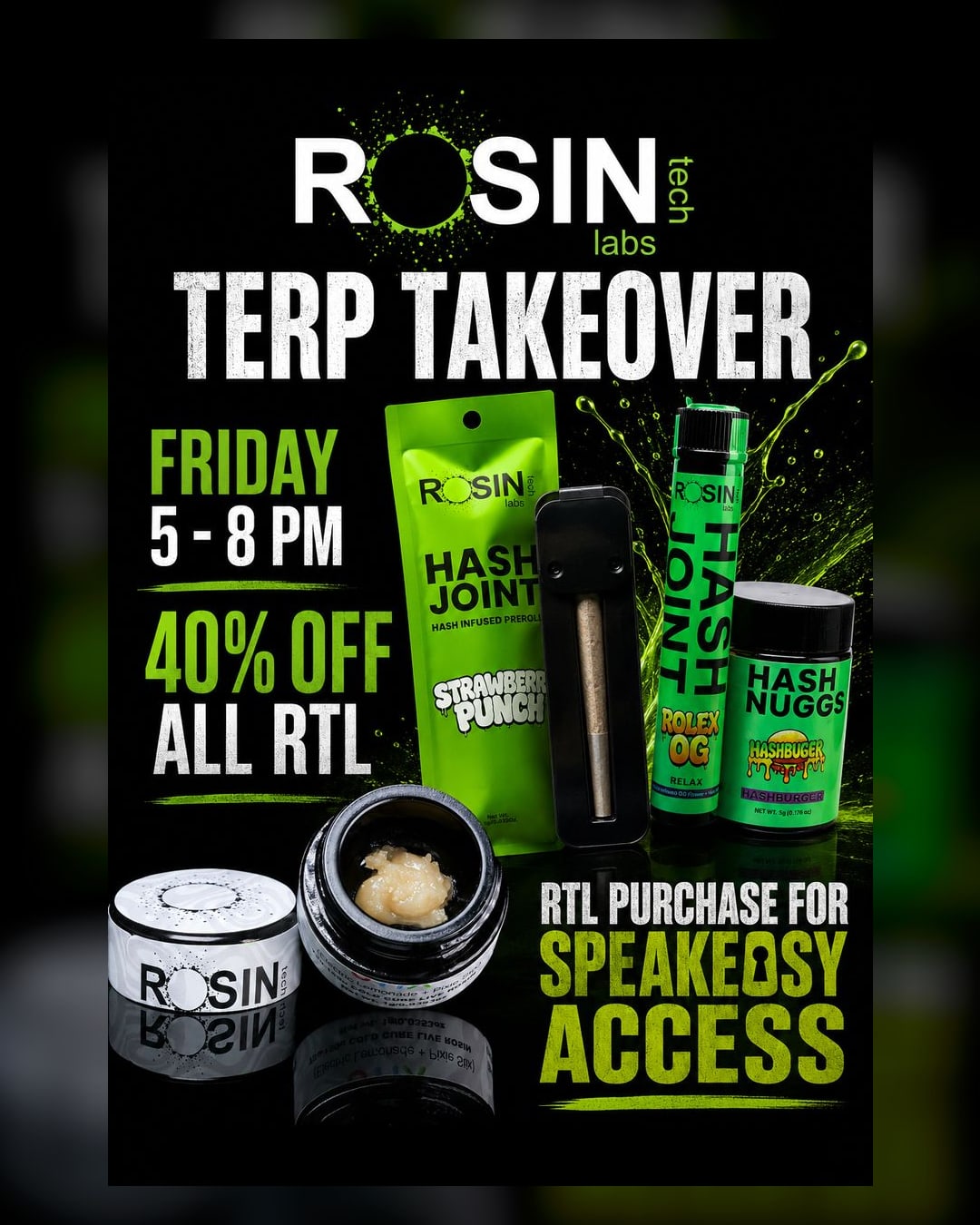 Rosin Tech Labs Speak Easy Takeover at Sessions by the Bay, San Diego