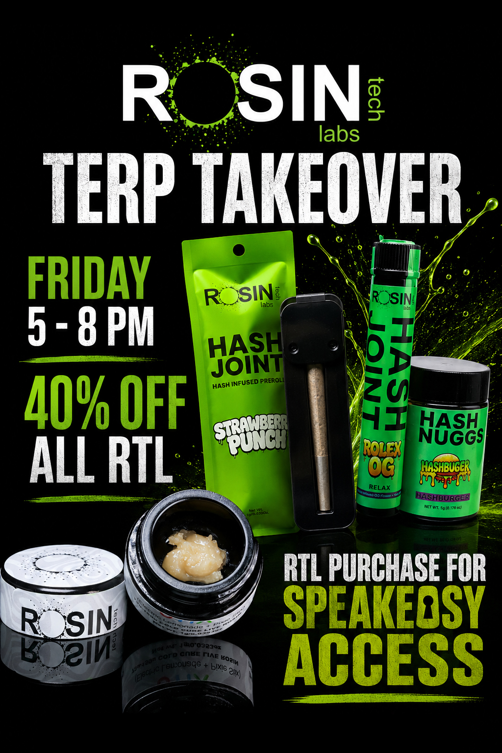 Rosin Tech Labs Speak Easy Takeover at Sessions by the Bay, San Diego