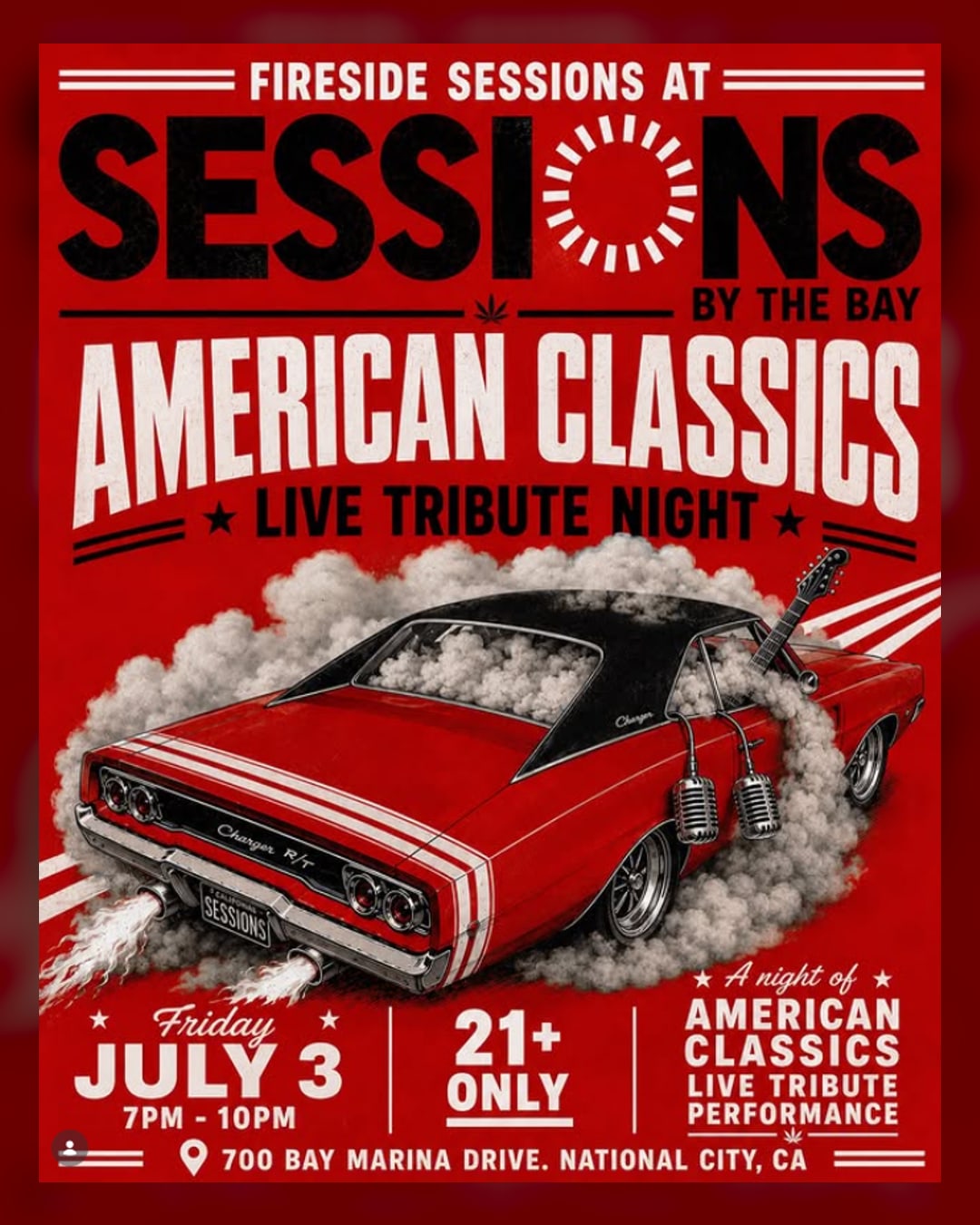 Fireside Sessions: American Classics with Solo Pearl — 4th of July Weekend at Sessions by the Bay