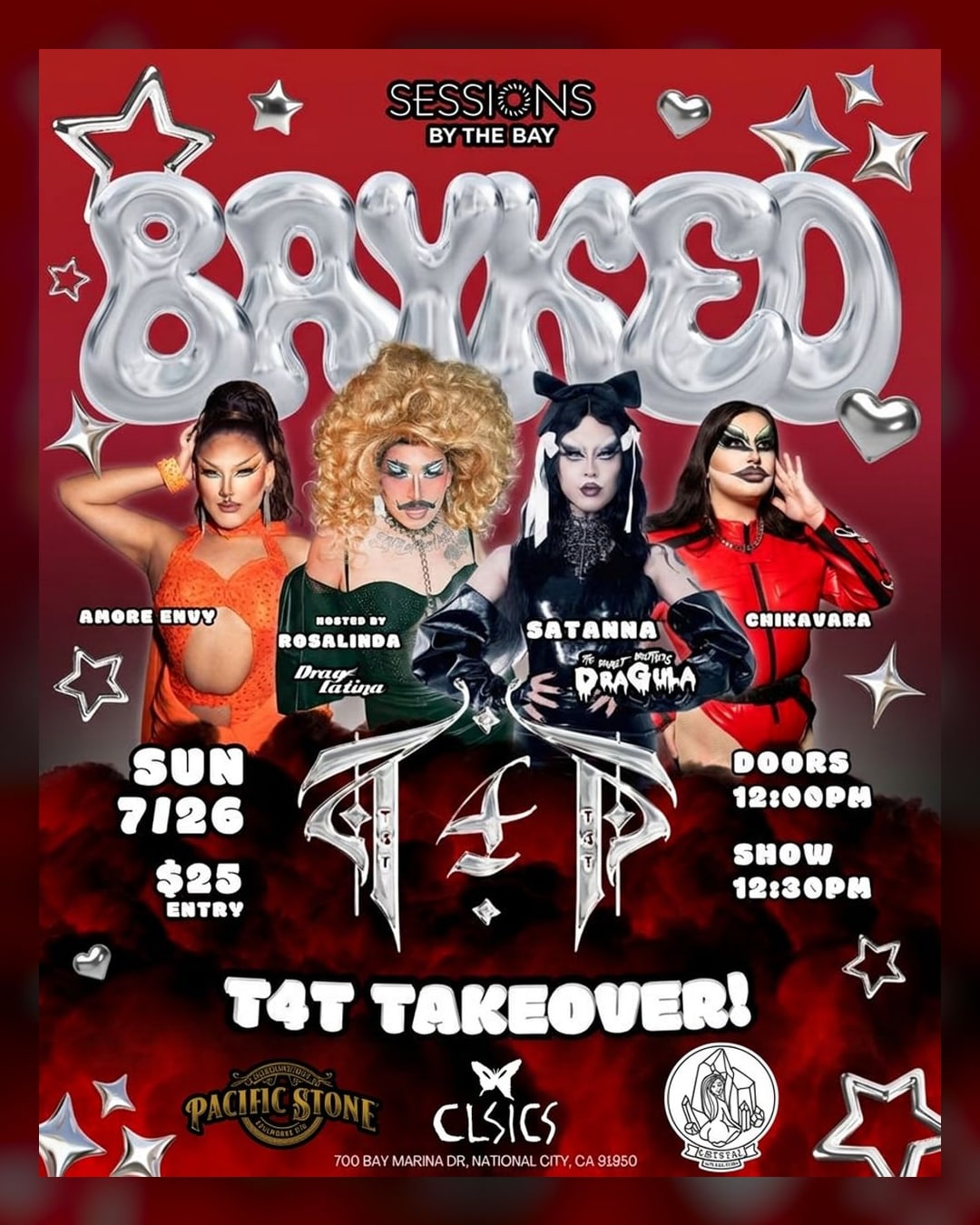 T4T Takeover: Bayked Drag Brunch — Pride Weekend at Sessions by the Bay
