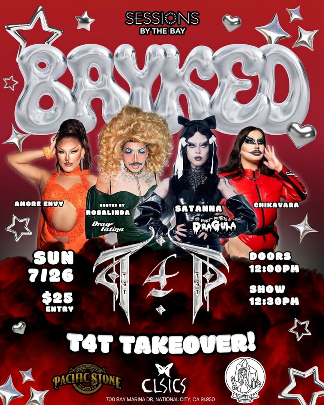 T4T Takeover: Bayked Drag Brunch — Pride Weekend at Sessions by the Bay