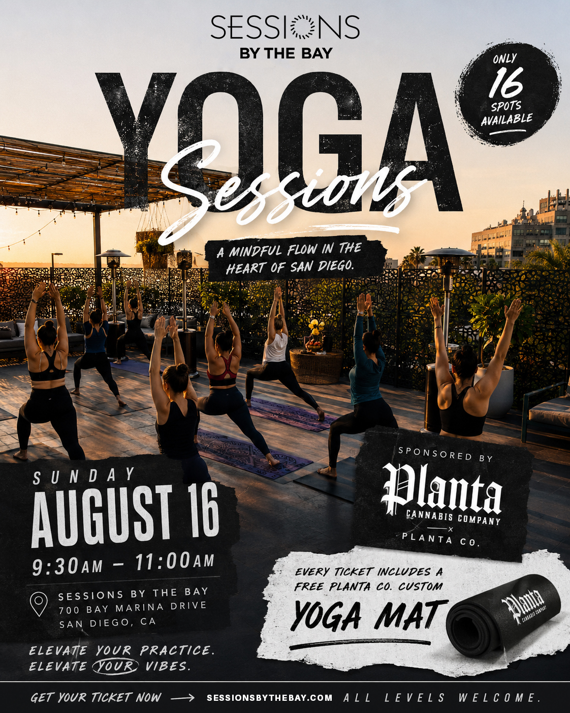 Self Care Sunday Pilates with Steph at Sessions by the Bay, San Diego's South Bay