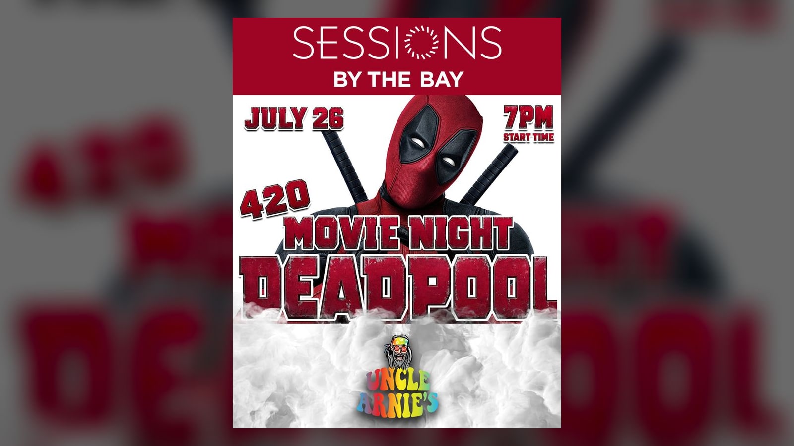 Movie Night: Deadpool + Uncle Arnie's at San Diego's Premier Cannabis Lounge