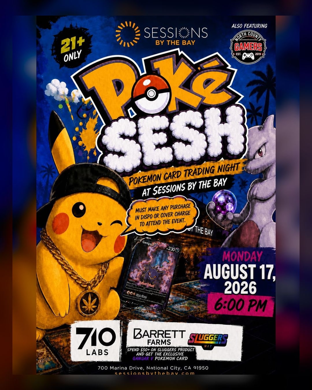 Poke Sesh: Pokemon Card Trading Night at Sessions by the Bay