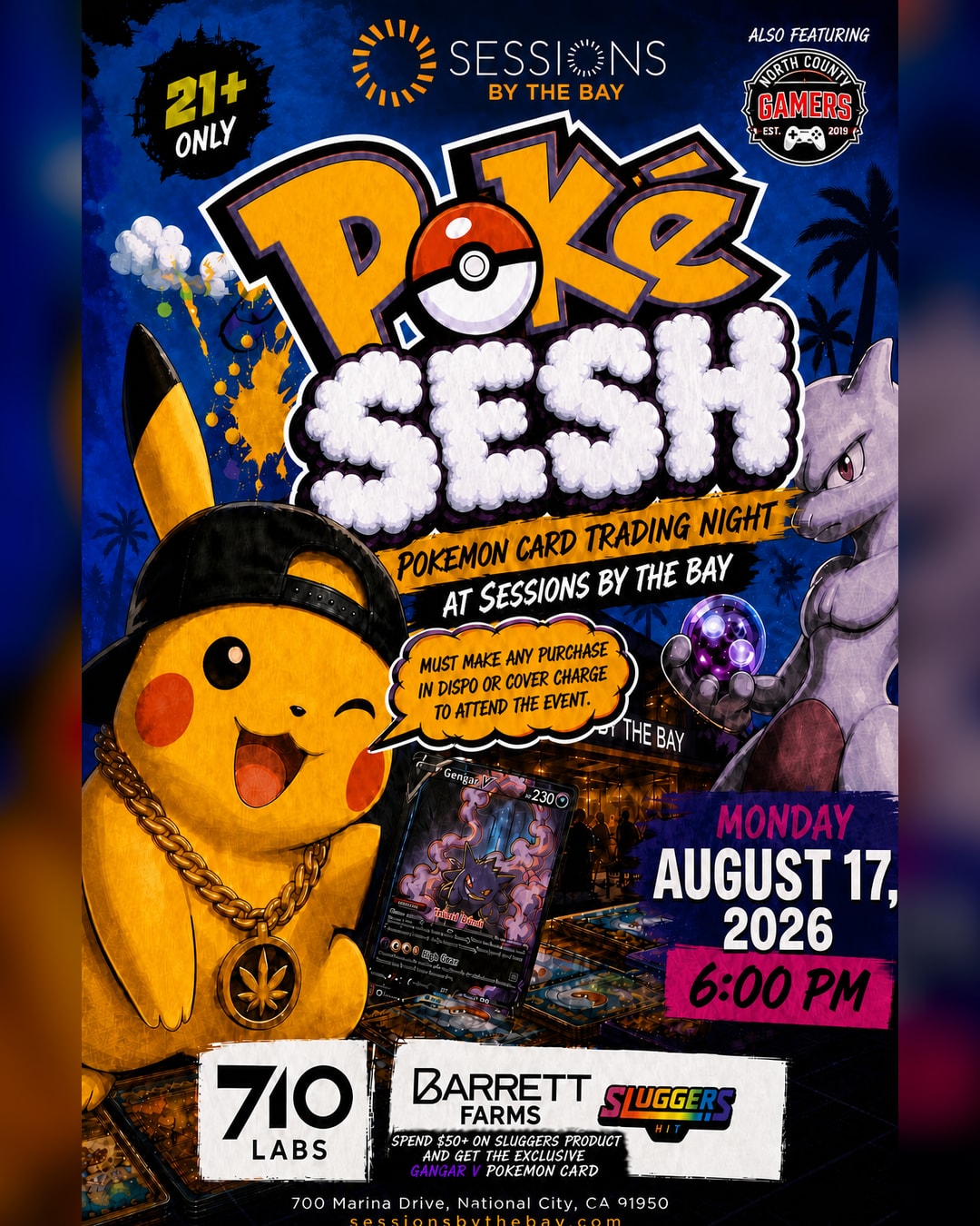 Poke Sesh: Pokemon Card Trading Night at Sessions by the Bay
