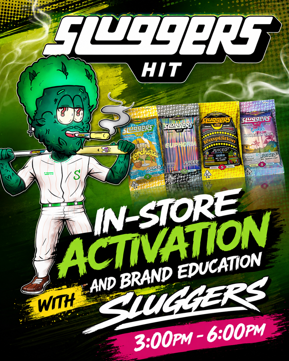 Sluggers Brand PAD Activation at Sessions by the Bay — South Bay Cannabis Lounge