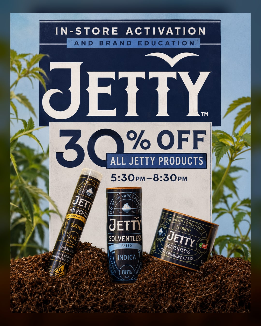 Jetty Brand PAD: In-Store Activation and Education Night in San Diego's South Bay