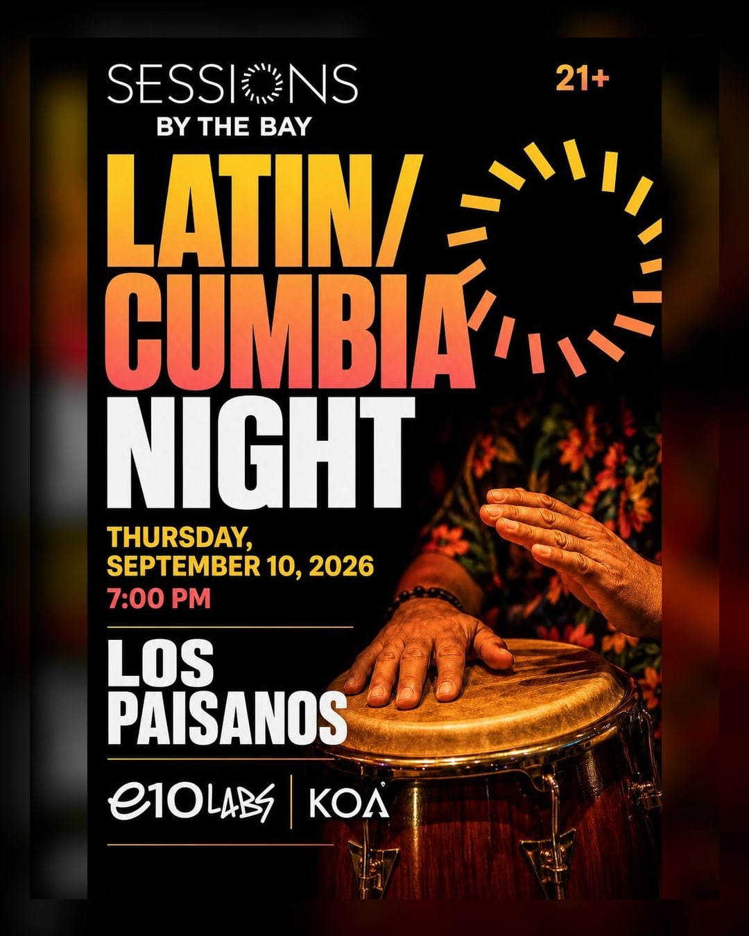 Live Cumbia Night with Los Paisanos at Sessions by the Bay, San Diego