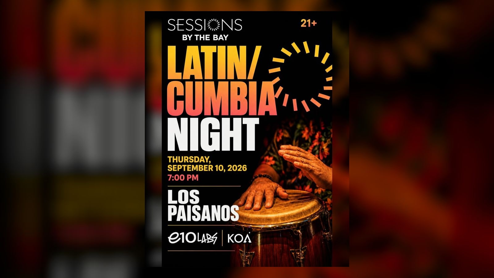 Live Cumbia Night with Los Paisanos at Sessions by the Bay, San Diego