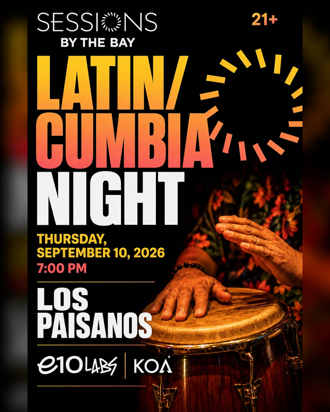 Live Cumbia Night with Los Paisanos at Sessions by the Bay, San Diego