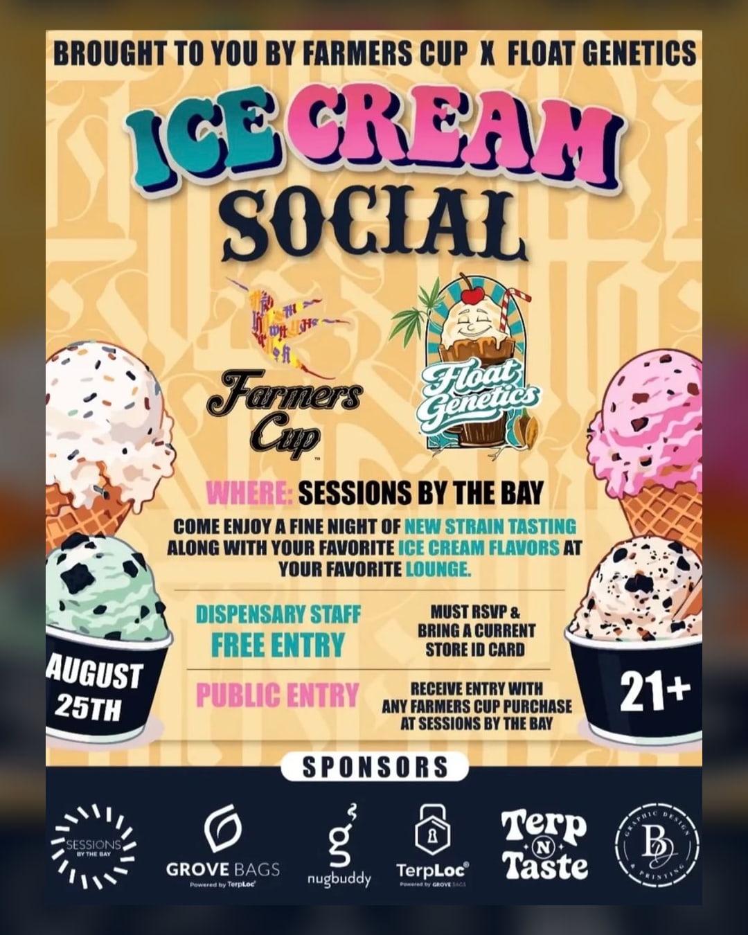 Farmers Cup Ice Cream Social and Flow Genetics Collab Tasting in San Diego's South Bay