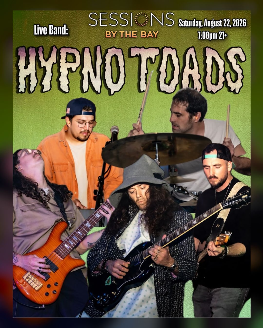 Live Psych Rock, Ska, and Alt Punk: Hypno Toads at Sessions by the Bay