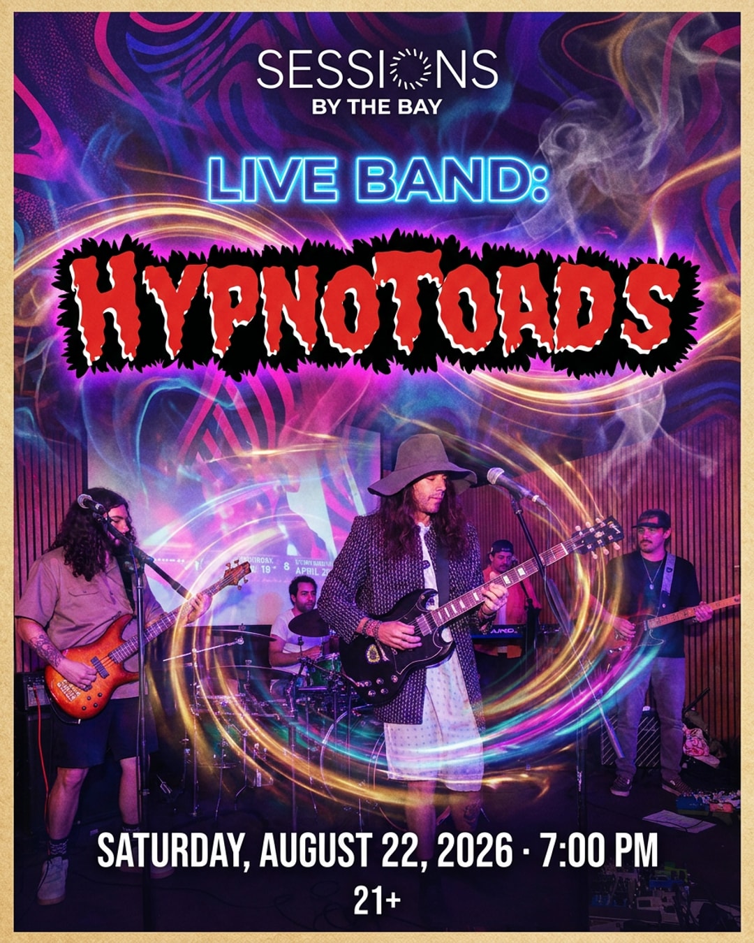 Live Psych Rock, Ska, and Alt Punk: Hypno Toads at Sessions by the Bay
