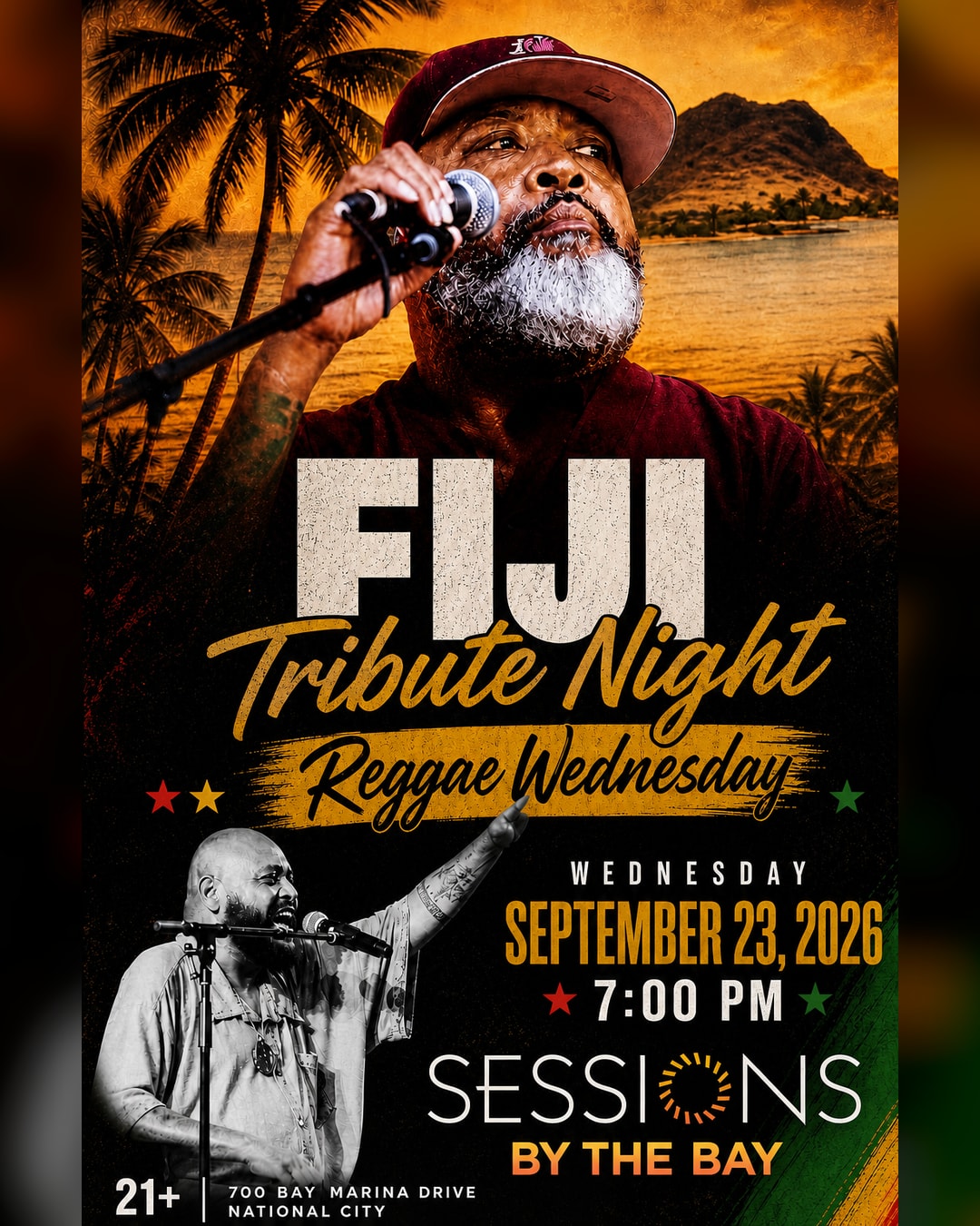 Fiji Tribute Night: Island Reggae Legends Honored at Reggae Wednesday