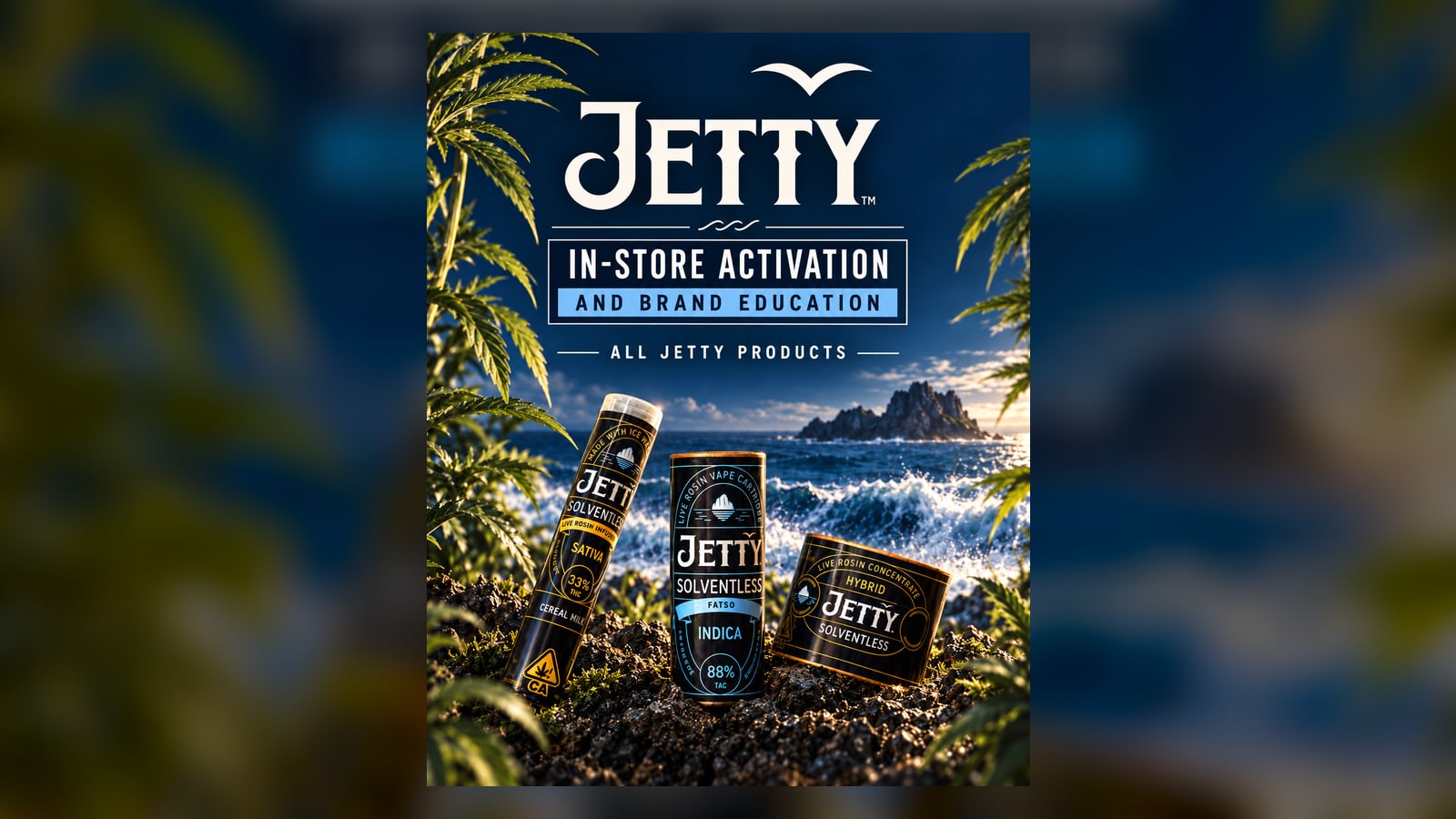 Brand PAD with Jetty Extracts, Cannabis Lounge Activation in San Diego's South Bay