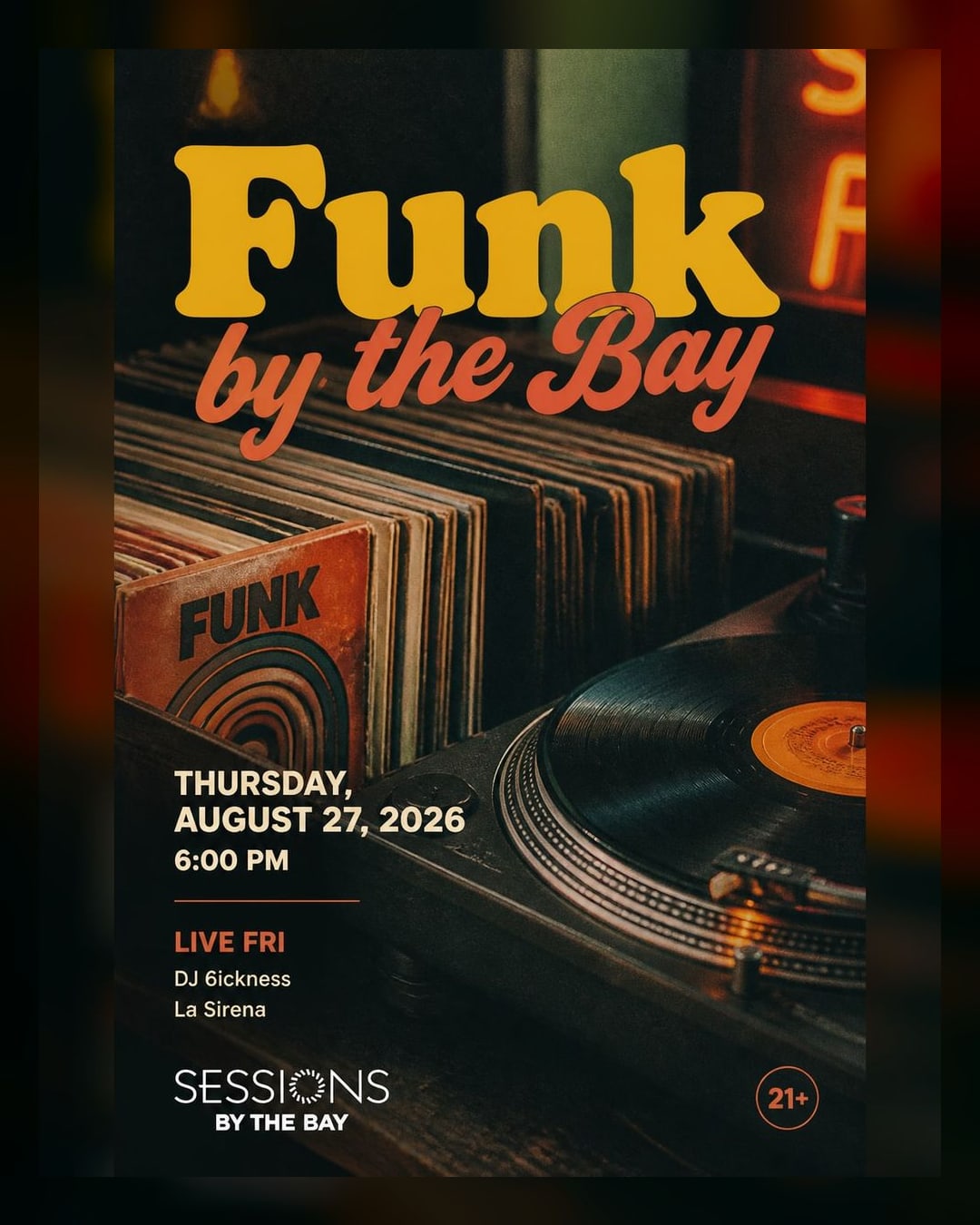 Funk by the Bay: Funk, Soul & Groove Night at Sessions by the Bay