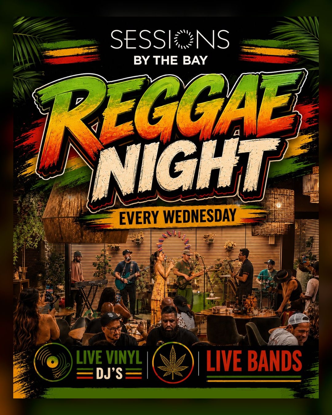 Reggae Wednesday: Weekly Roots and Reggae Night at Sessions by the Bay