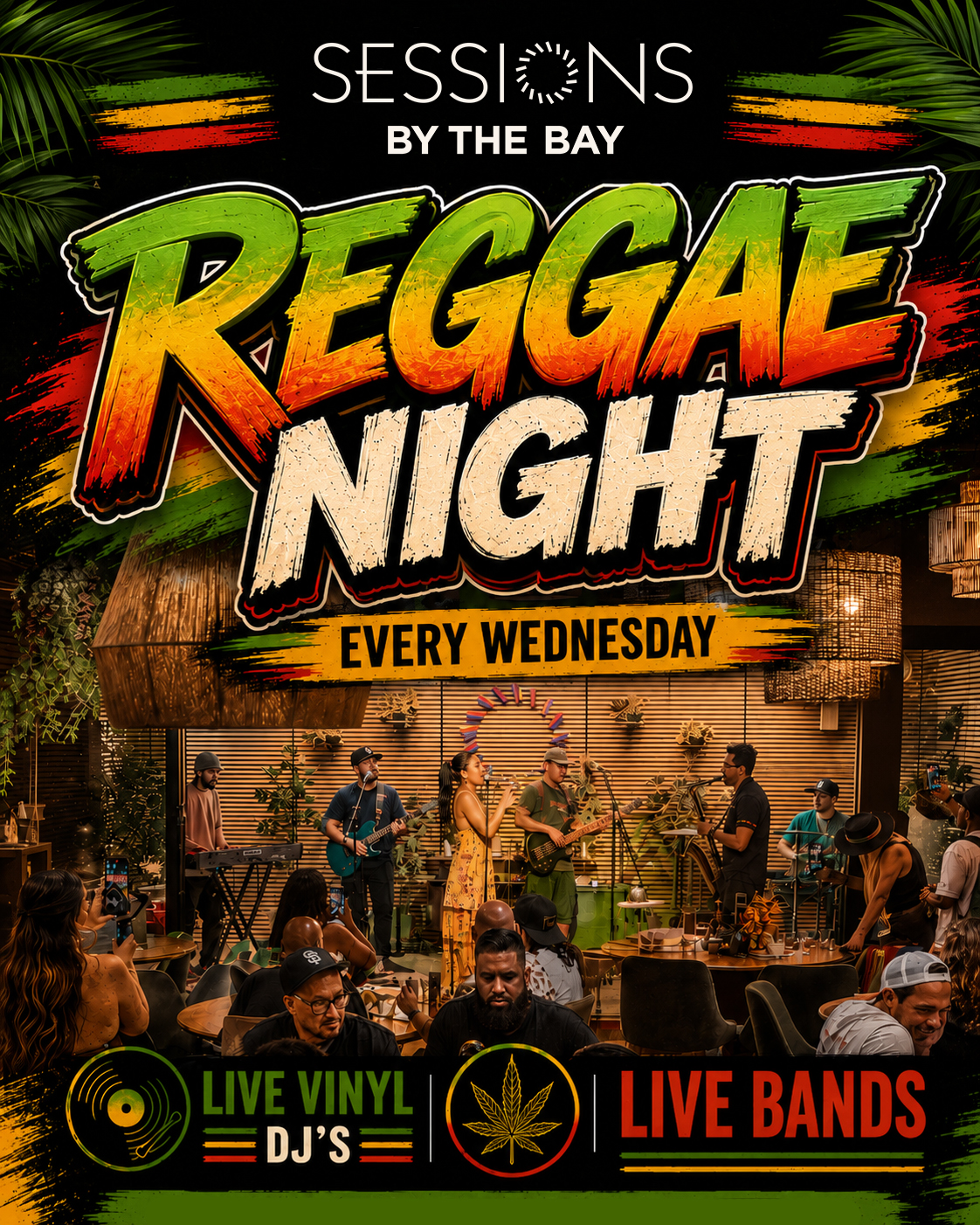 Reggae Wednesday: Weekly Roots and Reggae Night at Sessions by the Bay