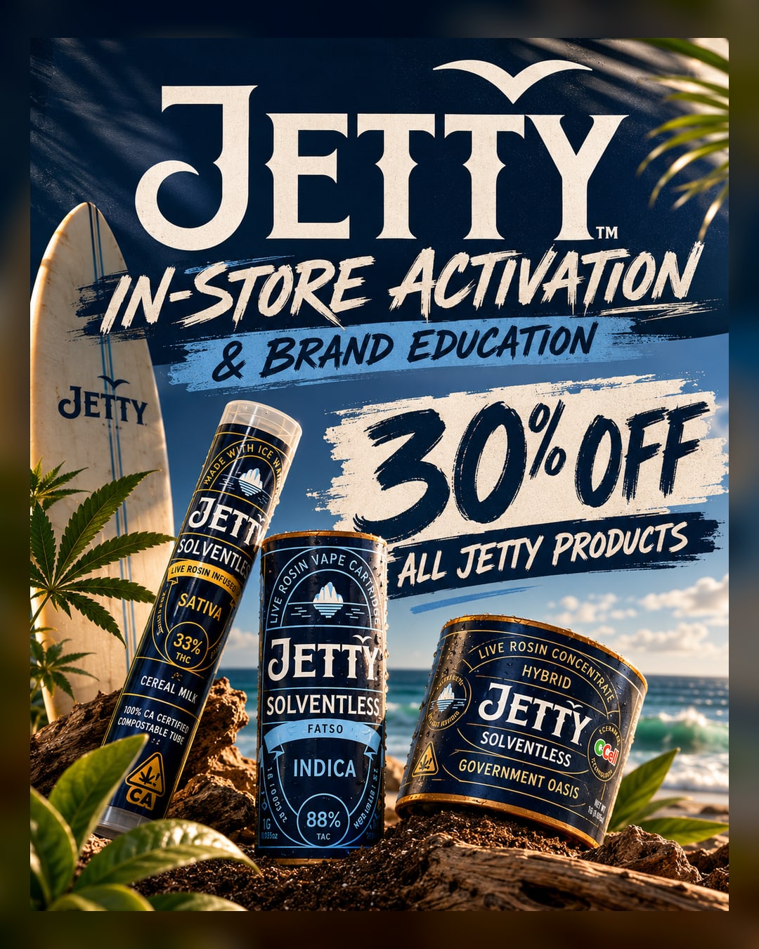 Jetty Brand PAD at Sessions by the Bay — Pre-Rolls, Vapes & Concentrates